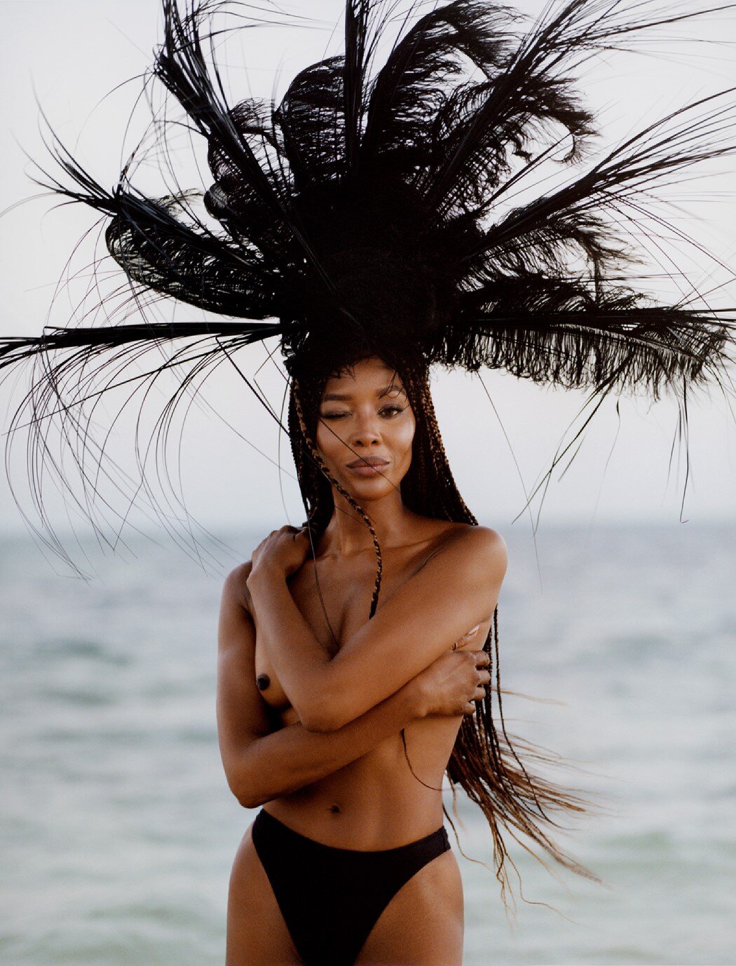 Naomi Campbell in Kenya | Luis Alberto Rodriguez i-D Magazine